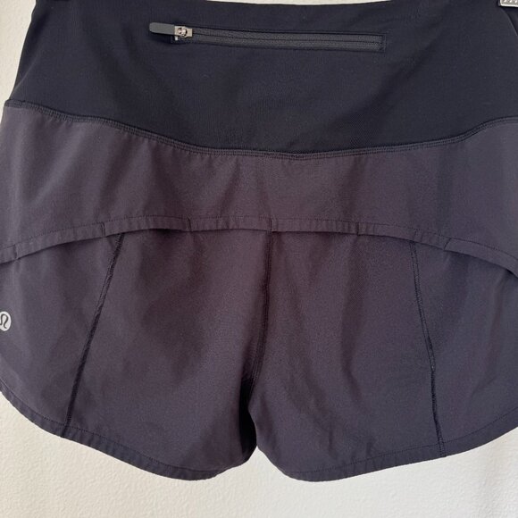 Lululemon Speed Up Lined Shorts Black Sz 4 Women's Fan Favorite - Picture 12 of 16